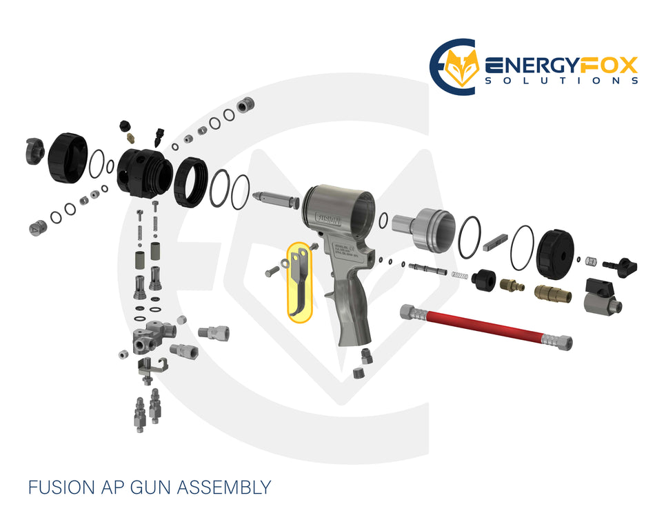 Gun Trigger for Fusion AP & PC Guns - 15B209