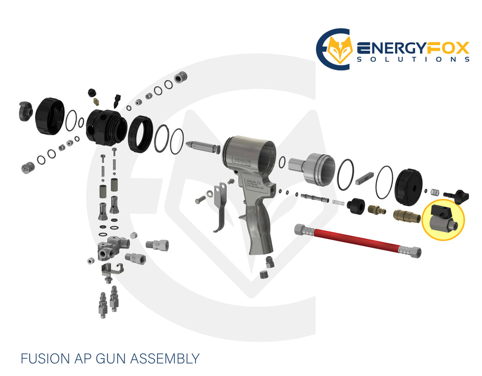 Ball Valve for Fusion AP & PC Guns - 15B565